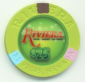Riviera Hotel 2008 $25 Casino Chip