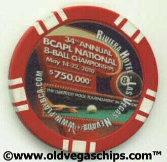 Riviera Hotel BCAPL 2010 NCV Casino Chip