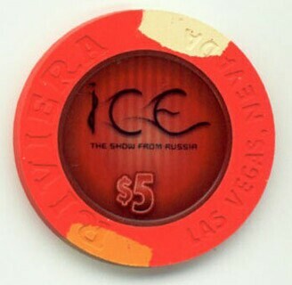Riviera Ice 2008 $5 Casino Chip