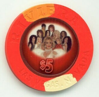 Riviera La Cage 2008 $5 Casino Chip