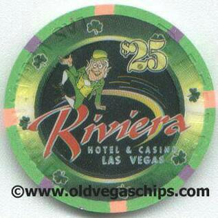Riviera St. Patrick's Day 2001 $25 Casino Chip 