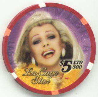 Riviera La Cage Star Frank Marino $5 Casino Chip 