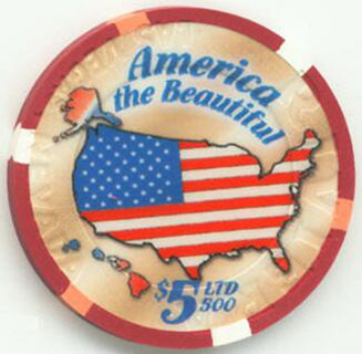 Riviera Thanksgiving 2003 $5 Casino Chip 