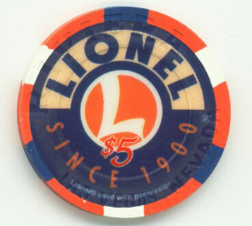 Riviera Lionel Toy Train $5 Casino Chip