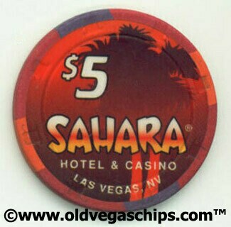Sahara Hotel $5 Casino Chip