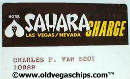 Sahara Casino Charge Slot Club Card