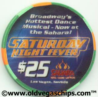 Sahara Saturday Night Fever 2004 $5 Casino Chip 