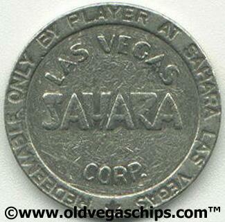 Sahara Hotel $1 Slot Token