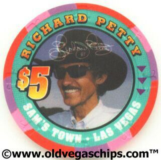 Sam's Town Richard Petty $5 Casino Chip