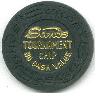 Sands Hotel Poker Tournament $100 Casino Chip