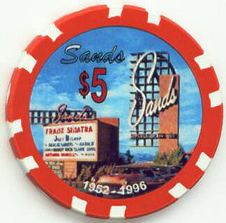 Sands Hotel Poker Chips 