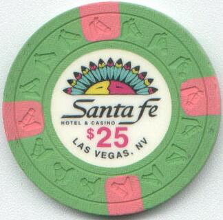 Santa Fe Casino $25 Casino Chip