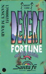 Santa Fe Casino Slot Club Card