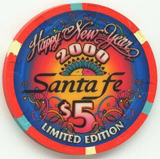Santa Fe Casino Millennium $5 Casino Chip