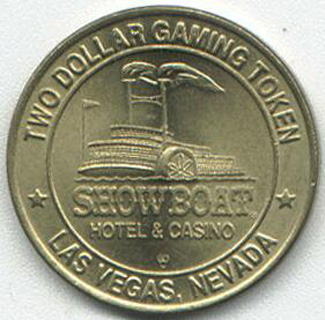 Showboat Hotel $2 Slot Token