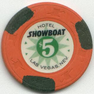 Showboat Hotel $5 Casino Chip