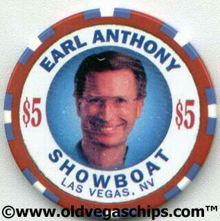 Showboat Hotel Earl Anthony $5 Casino Chip