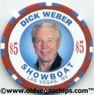 Showboat Hotel Dick Weber $5 Casino Chip