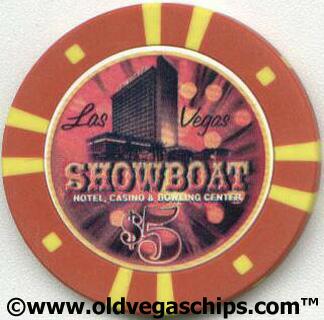 Showboat Hotel Millennium $5 Casino Chip