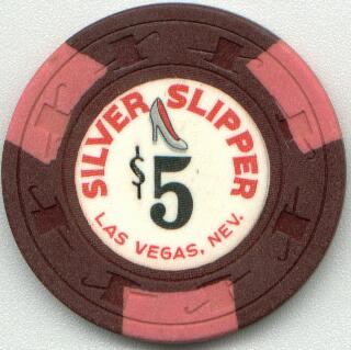 Las Vegas Silver Slipper $5 Casino Chip