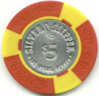 Las Vegas Silver Slipper $5 Casino Chip