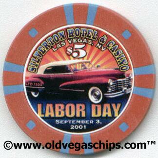 Silverton Classic Cadillac 2001 $5 Casino Chip