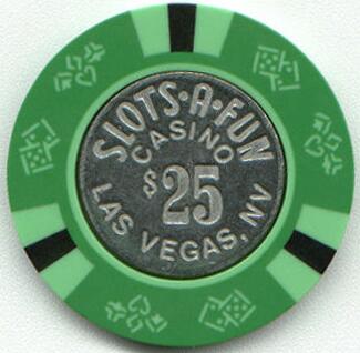 Slots A Fun $25 Casino Chip