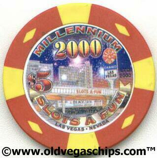 Slots A Fun Millennium $5 Casino Chip