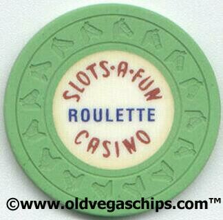 Slots A Fun Green Roulette Chip