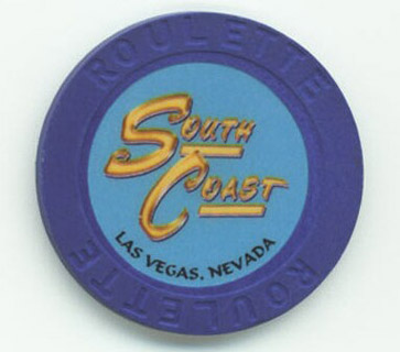 South Coast Casino Purple Roulette Chip