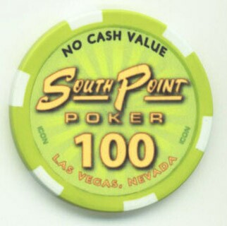 South Point Casino Poker Room NCV $100 Casino Chip