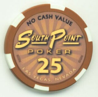 South Point Casino Poker Room NCV $25 Casino Chip