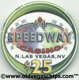 Las Vegas Speedway The Party has Just Begun $25 Casino Poker Chip