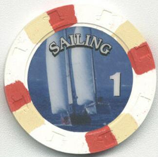Outdoor Sports Paul-Son Clay Poker Chips $1