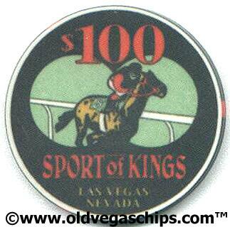 Las Vegas Sport of Kings $100 Casino Chips