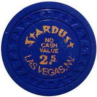 Stardust No Cash Value $2.50 Casino Chip