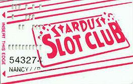 Stardust Casino Slot Club Card