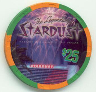 Stardust New Year 2005 $25 Casino Chip