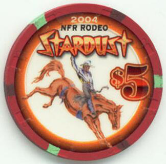 Stardust National Finals Rodeo Ridin' $5 Casino Chip
