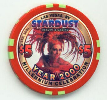 Stardust Millennium $5 Casino Chip
