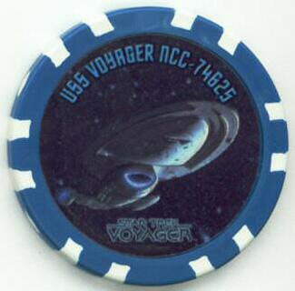 Star Trek USS Voyager NCC-74625 Casino Chip