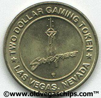 Stratosphere Casino $2 Slot Token