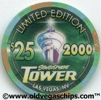 Stratosphere Casino Millennium $25 Casino Chip