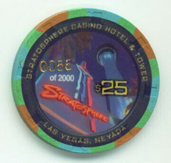 Stratosphere Beach Boys $25 Casino Chip