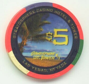 Stratosphere Beach Boys $5 Casino Chip