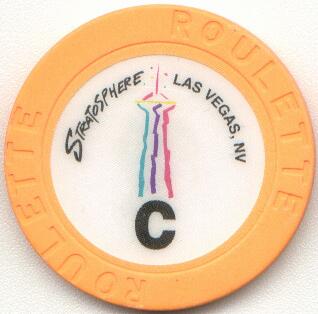 Stratosphere Casino First Issue Roulette Chip