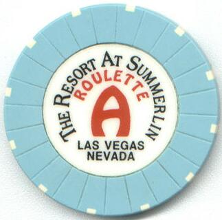 Resort at Summerlin Blue Roulette Casino Chip