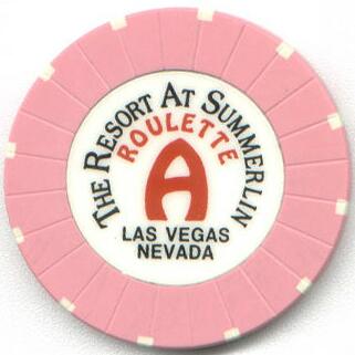 Las Vegas Resort at Summerlin Pink Roulette Casino Chip