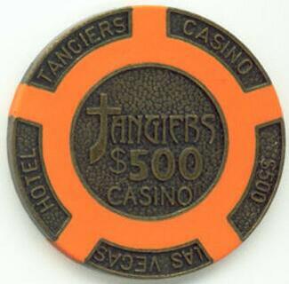 Las Vegas Tangiers Casino $500 Poker Chips
