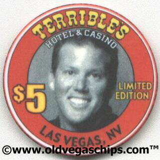 Las Vegas Terrible's Casino First Anniversary $5 Casino Chip